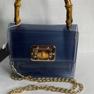 Mini\small bamboo handle purse